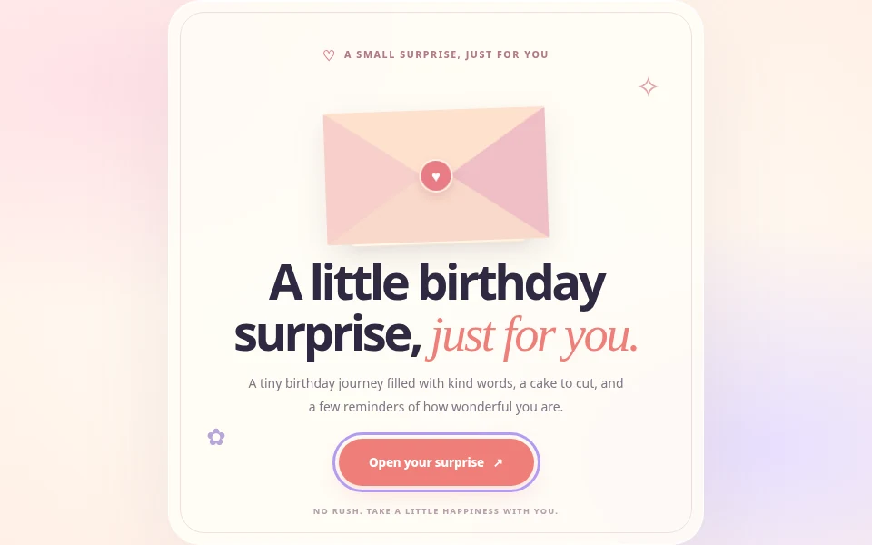 Birthday for Friend preview