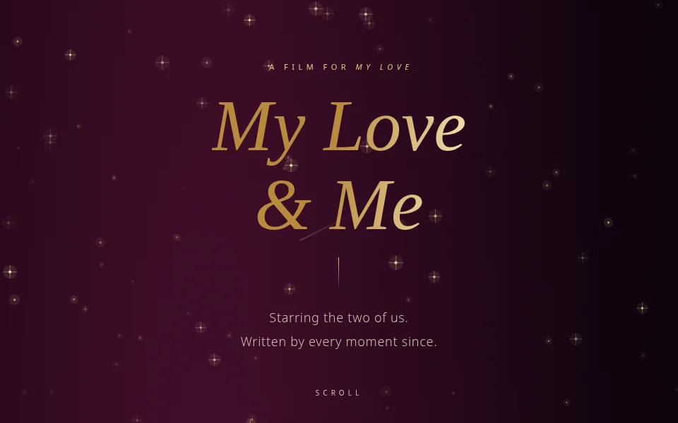 Ever After — A Cinematic Wedding Story template preview