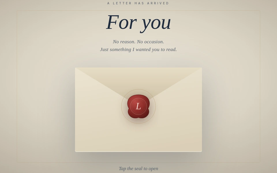 Normal Letter demo screenshot